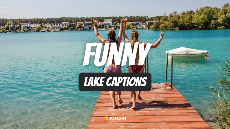 Funny Lake Captions for Instagram